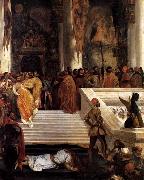 Eugene Delacroix The Execution of Doge Marino Faliero oil on canvas